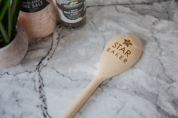 Star Baker Gift Wooden Spoons Engraved