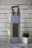 Personalised Wine Bag - Faux Leather 4 Colors