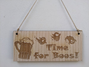 Time for Boos Halloween Sign