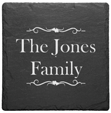 Premium Slate Coaster Gift Wedding, Birthday, Anniversary, Family
