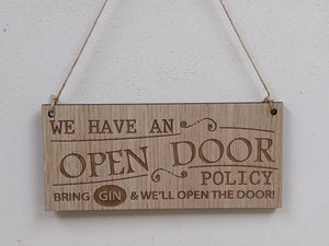 Gin Bar Sign - Man Cave, Corona Bar Sign - Any Words
