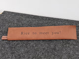 Personalised Case and Bamboo Chopsticks Birthday Christmas New Year Gift Wood