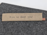 Personalised Case and Bamboo Chopsticks Birthday Christmas New Year Gift Wood