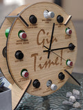 Gin Time Clock - Gin Bottle Holder Design