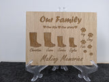 Personalised Family Sign - Home Sign