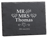 Premium Slate Chopping Board Wedding Anniversary Birthday Gift Personalised