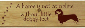 Personalised Sausage Dog Home Sign Novelty Dachshund Garden Gifts Shed Kitchen
