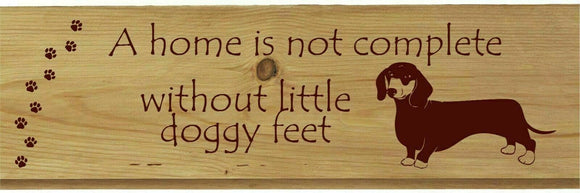 Personalised Sausage Dog Home Sign Novelty Dachshund Garden Gifts Shed Kitchen
