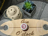 Gin O'Clock - Gin Bottle/Glass Stand