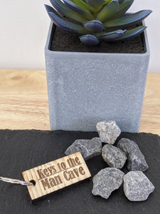 Keys to the Man Cave Keyring