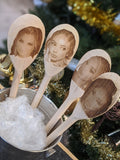 Little Mix Gift Wooden Spoons Personalised Engraved Kids Party
