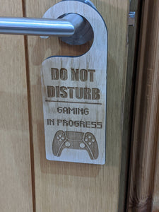 Gamer Door Hanger - Bedroom Sign Kids Room PS4 PS5 XBox