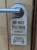 Gamer Door Hanger - Bedroom Sign Kids Room PS4 PS5 XBox