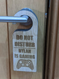 Gamer Door Hanger - Bedroom Sign Kids Room PS4 PS5 XBox
