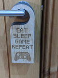 Gamer Door Hanger - Bedroom Sign Kids Room PS4 PS5 XBox
