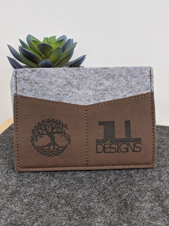 Personalised Business Card Holder Engraved Birthday Gift Fathers Day