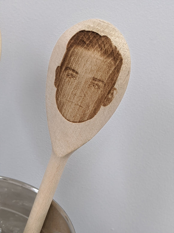 Robbie Williams Spoon Laser Engraved
