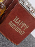 Personalised Birthday Gift 8oz Hip Flask Engraved 18th, 21st, 30th, 40th, 50th, 60th