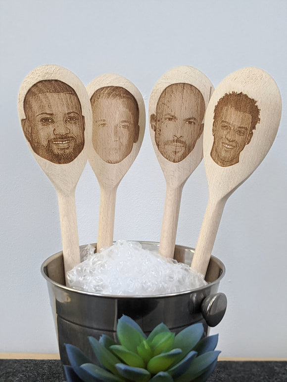 JLS Gift Wooden Spoons Engraved Aston, Marvin, Oritse, JB Gill