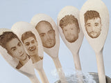 The Wanted Gift Wooden Spoons Engraved Max George, Tom Parker