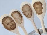 JLS Gift Wooden Spoons Engraved Aston, Marvin, Oritse, JB Gill