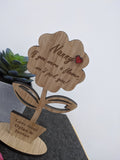 Mothers Day Sign Flower Nan, Nanny, Mam, Mum, Birthday / Thank You / Lock Down
