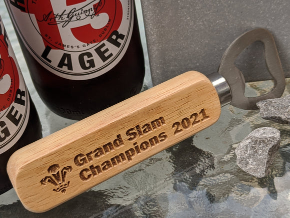 Wales Grand Slam Winners Bottle Opener 2021