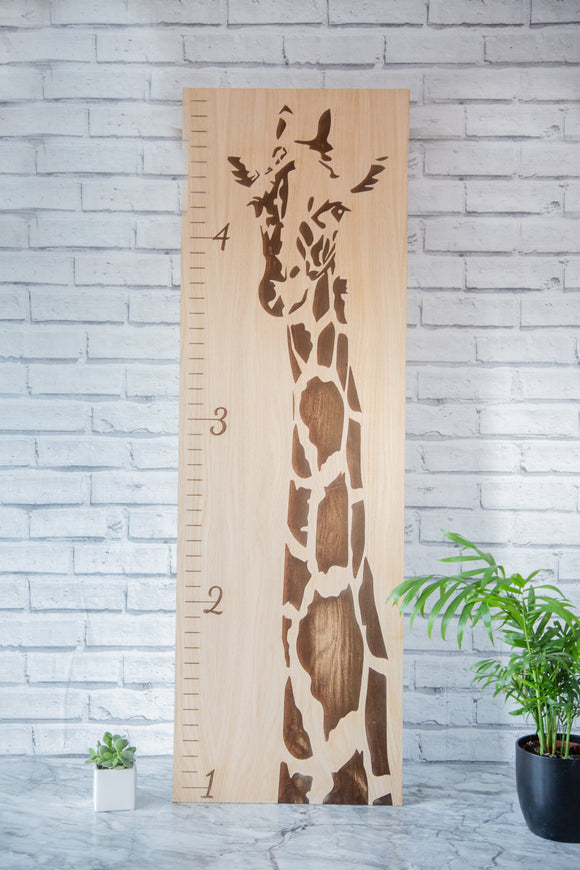 Children Height Tracker Giraffe Design - Kids, Baby Height Tracker