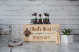 Best Dad Bundle Birthday Beer Crate Bottle Opener Any Age, Text or Font