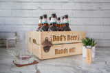 Best Dad Bundle Birthday Beer Crate Bottle Opener Any Age, Text or Font