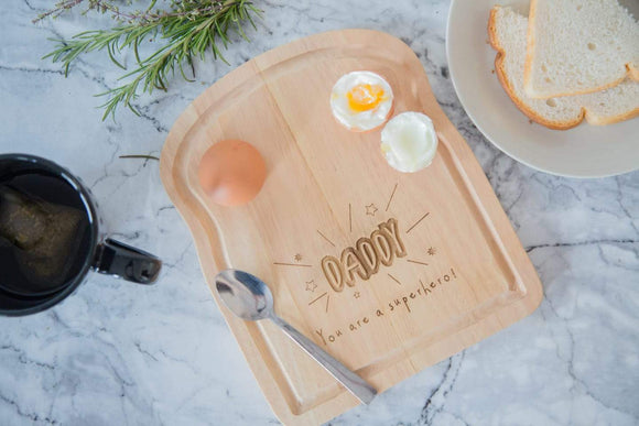 Personalised Egg Cup, Egg Board