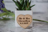 Save the Date Wedding Invite - Personalised Gift Heart