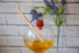 Personalised Engraved Bamboo Drinking Straws Birthday Christmas New Year Gift Wood