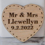 Save the Date Wedding Invite - Personalised Gift Heart