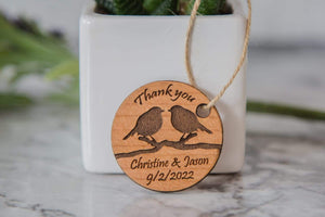 Wedding Favor Thank You Token - Personalised Gift