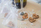 Wedding Table Name Place Wine Tags - Hen Doo, Party