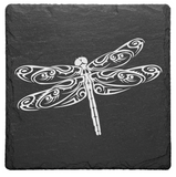Dragonfly Table Coaster. Personalised Birthday, gift, wedding