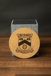 Cork Table Coaster Round- Taibach RFC