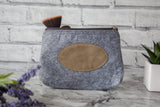 Personalised Make up Bag - Faux Leather Travel Bag