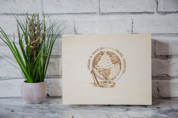 Travel Memory Box - Personalised Holiday Memory Box, Gap Year