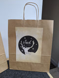 Personalised Christmas Bag - Rustic Christmas Gift Bag