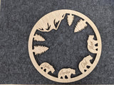 Personalised Family Sign - Round Home Sign