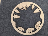 Personalised Family Sign - Round Home Sign