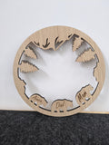 Personalised Family Sign - Round Home Sign