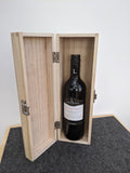 Personalised Engraved Wooden Wine Gift Box Birthday / Wedding / ANY TEXT