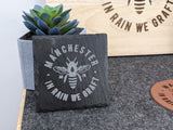 Manchester Slate Coaster Square