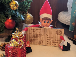 Elf on the Shelf Post Card - Elf Surveillance Idea