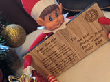 Elf on the Shelf Post Card - Elf Surveillance Idea