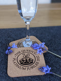 Queen's Platinum Jubilee 2022 Cork Table Coaster