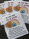 Back to School Little Pocket Hug  & Note
